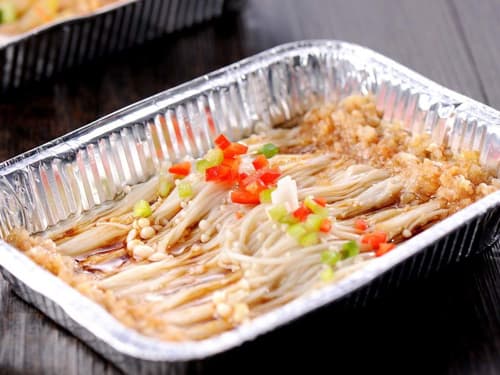 方山锡纸烤金针菇